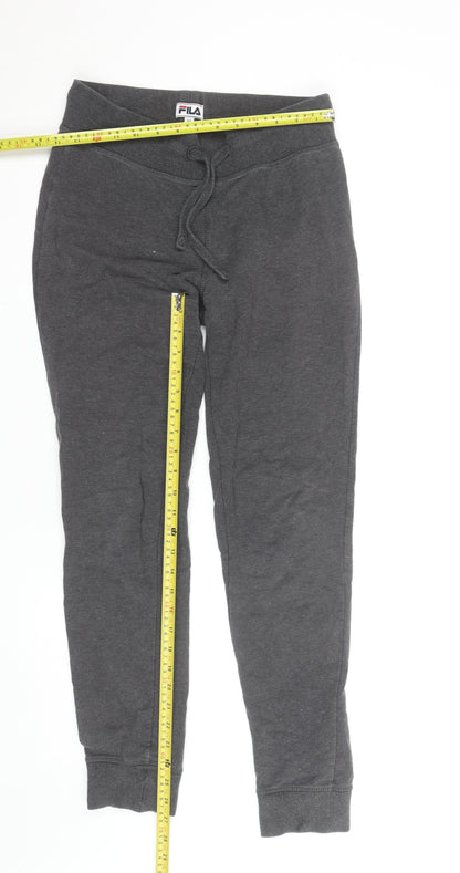 Fila Men’s Grey Jogger Sweatpants Medium Regular Fit