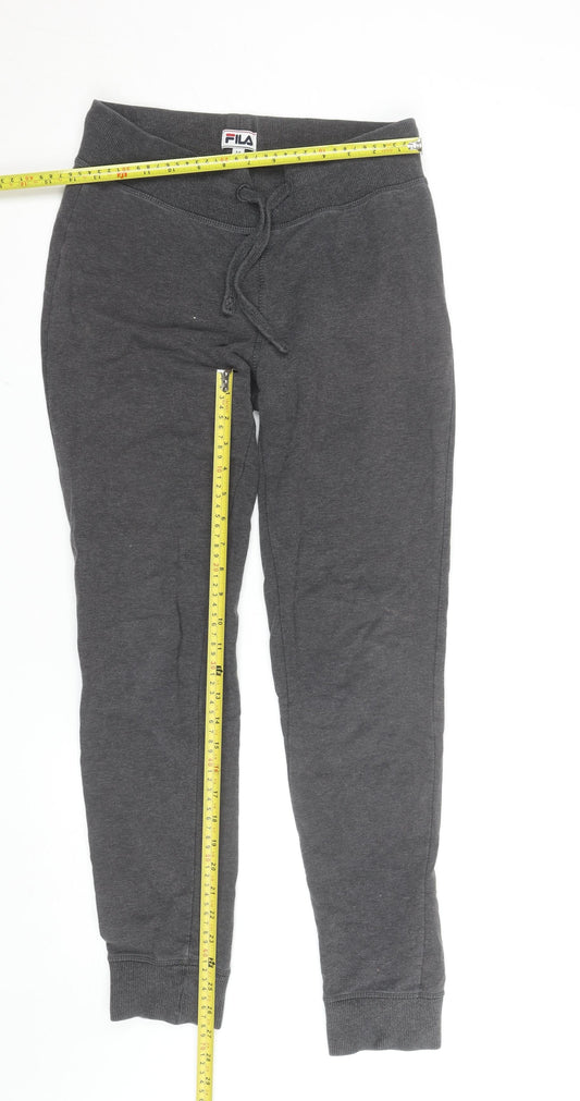 Fila Men’s Grey Jogger Sweatpants Medium Regular Fit
