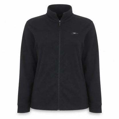 Crane Women Black L Basic Activewear Jacket Lightweight Stretch