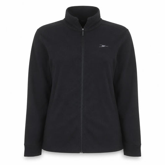 Crane Women Black L Basic Activewear Jacket Lightweight Stretch