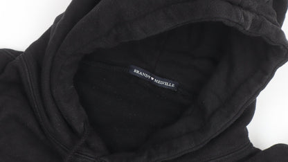 Brandy Melville Women Black Hellraiser Dragon Print Pullover Hoodie One Size