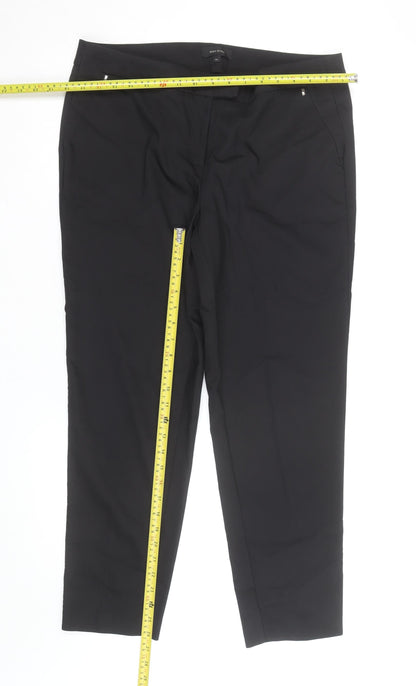 River Island Women’s Black Slim Fit Trousers Size 14