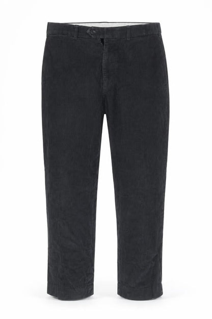 Marks & Spencer Mens Grey Corduroy Trousers 34R Regular Fit