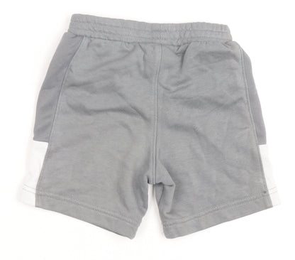 Nike Boys Grey Athletic Shorts 2-3 Years Elastic Waist Sportswear