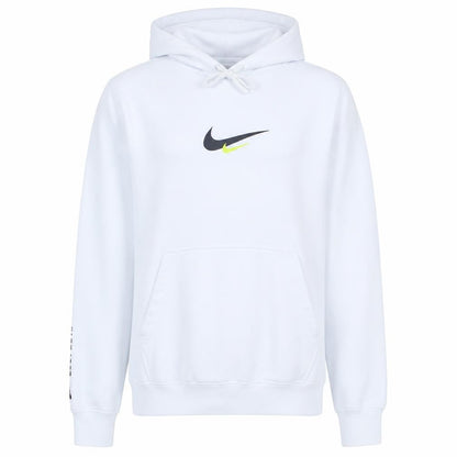 Nike Men's White XS Pullover Hoodie with Logo