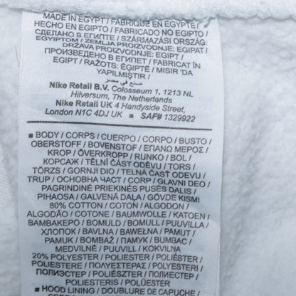 Nike Men's White XS Pullover Hoodie with Logo