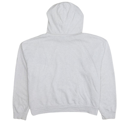Nike Women's Grey Colourblock Pullover Hoodie XL - Casual Cotton Blend