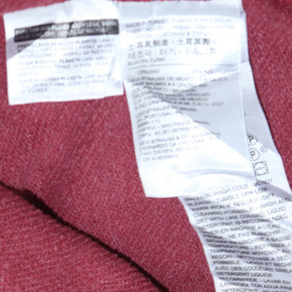 Levi's Men's Red Pullover Hoodie Medium Graphic Logo Fleece