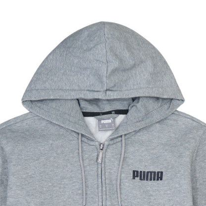 Puma Men's Grey Full Zip Hoodie Size M Regular Fit Sportswear