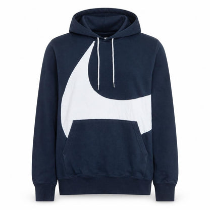 Nike Men's Blue Pullover Hoodie L Graphic Logo Sportswear