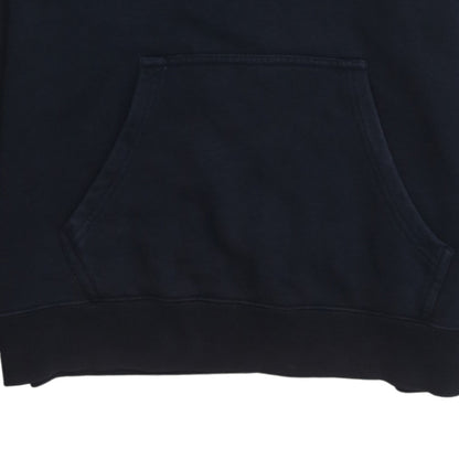 Champion Men’s Navy Pullover Hoodie Medium Fleece Logo Sweatshirt