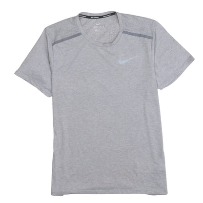 Nike Men's Grey Dri-FIT Running T-Shirt Size M