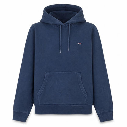 Tommy Jeans Women's Blue Pullover Hoodie Size L Cotton Blend
