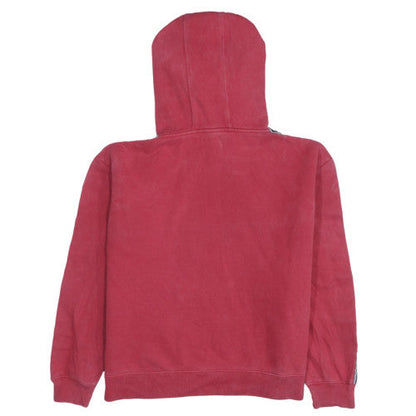 Champion Men's Red Pullover Hoodie Small Logo Fleece Sweatshirt