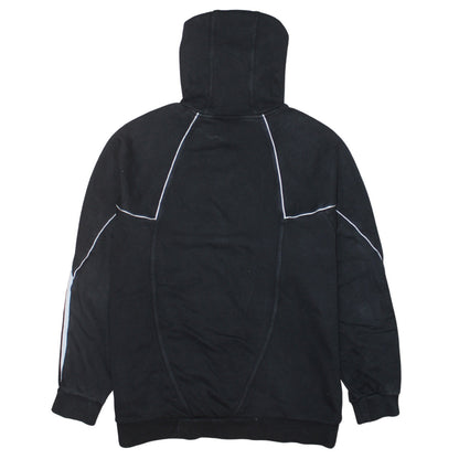 Adidas Mens Black Pullover Hoodie Size L Sportswear Fleece