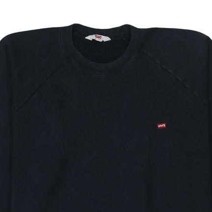 Levi's Men's Black XL Pullover Crew Neck Cotton Sweatshirt