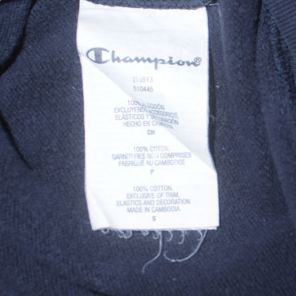 Champion Men's Black Small Crew Neck Pullover Sweatshirt