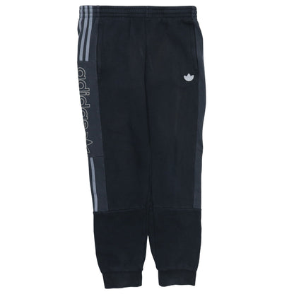 adidas Men's Black Jogger Trousers L Regular Fit Fleece Activewear