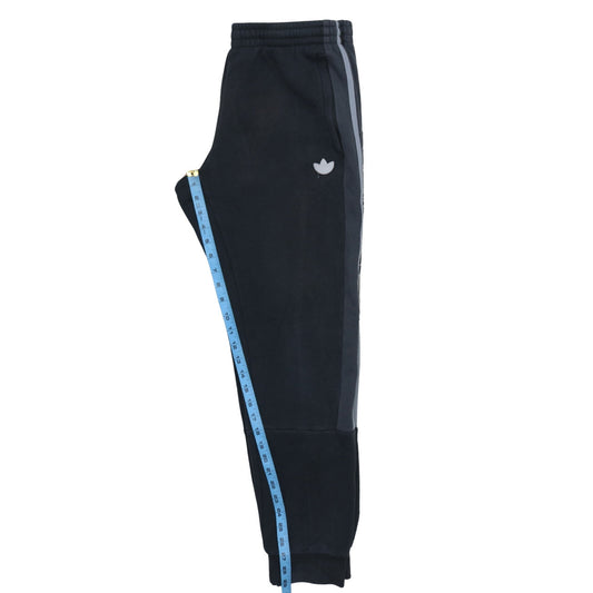 adidas Men's Black Jogger Trousers L Regular Fit Fleece Activewear