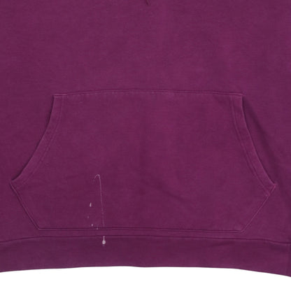 Adidas Women's Purple XL Pullover Hoodie with Logo Detail