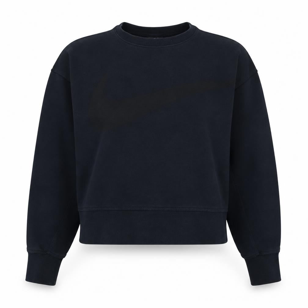 Nike Women Black Medium Dri-FIT Crew Neck Pullover Sweatshirt
