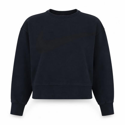 Nike Women Black Medium Dri-FIT Crew Neck Pullover Sweatshirt