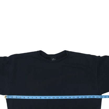 Nike Women Black Medium Dri-FIT Crew Neck Pullover Sweatshirt