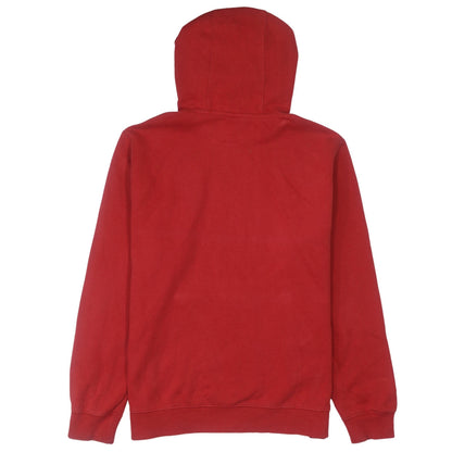 Nike Men’s Red Pullover Hoodie M Fleece Logo Sportswear