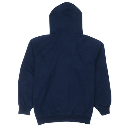 Champion Men's Blue Pullover Hoodie L Embroidered Logo