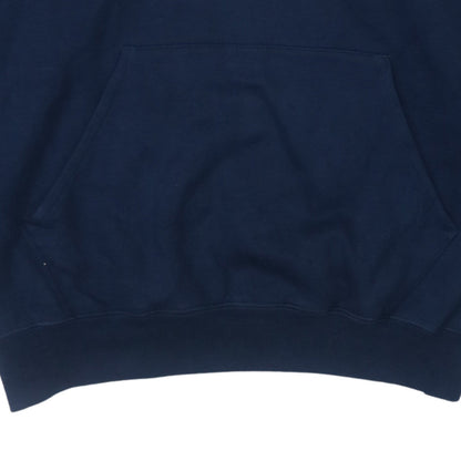 Champion Men's Blue Pullover Hoodie L Embroidered Logo
