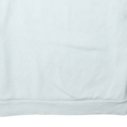 Disney Mickey Mouse White Sweatshirt Women UK 12-14 Pullover Cotton Blend