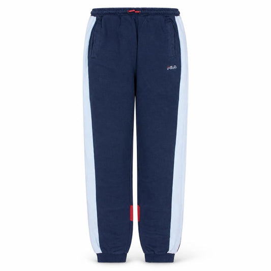 Front view of Fila boys’ blue jogger activewear trousers 13-14 years regular fit