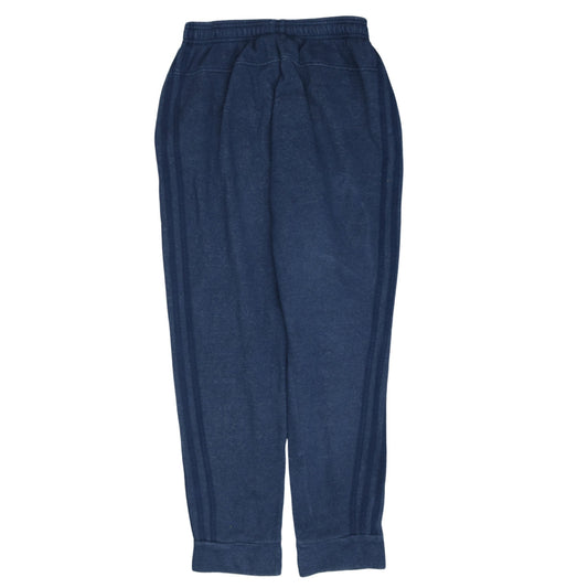 adidas Men's Blue Jogger Sweatpants M Regular Fit Fleece Activewear