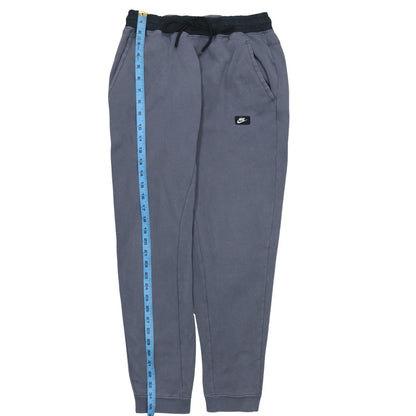 Nike Men Blue Jogger Sweatpants M Regular Fit Fleece Trousers