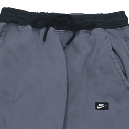 Nike Men Blue Jogger Sweatpants M Regular Fit Fleece Trousers