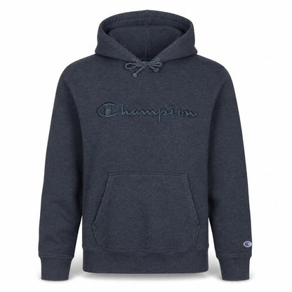 Champion Men's Blue Pullover Hoodie Size M Embroidered Logo