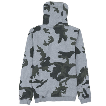 Nike Men's Grey Camouflage Full Zip Hoodie Size S