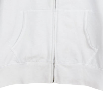 Ralph Lauren Womens White Full Zip Hoodie XL Cotton Casual