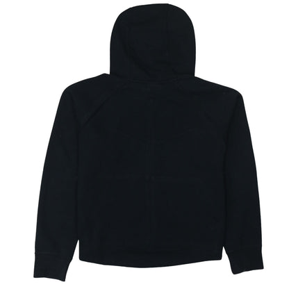 Nike Womens Black Full Zip Hoodie Small Cotton Blend Sportswear