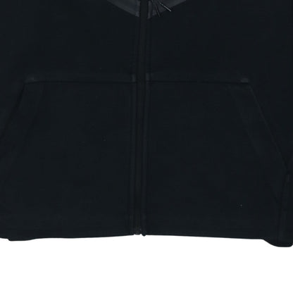Nike Womens Black Full Zip Hoodie Small Cotton Blend Sportswear