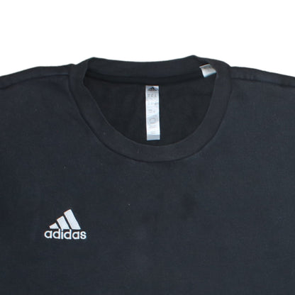 Adidas Men's Black XL Pullover Sweatshirt Crew Neck Fleece