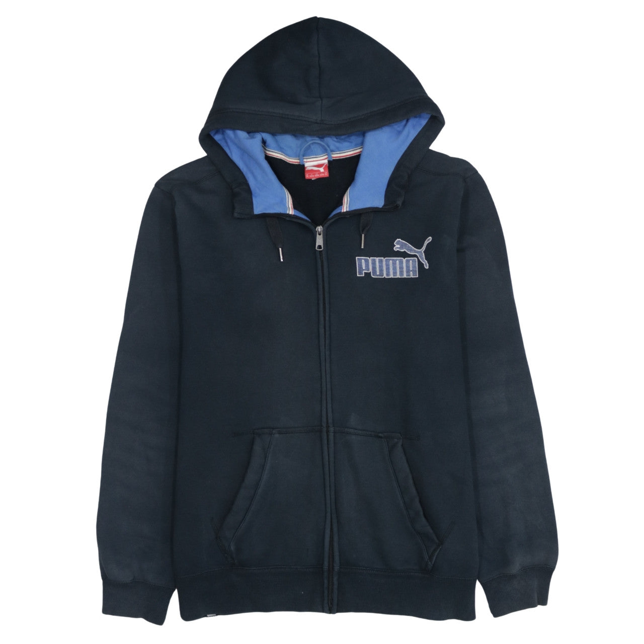 Puma Men's Black XL Full Zip Sports Hoodie Sweatshirt