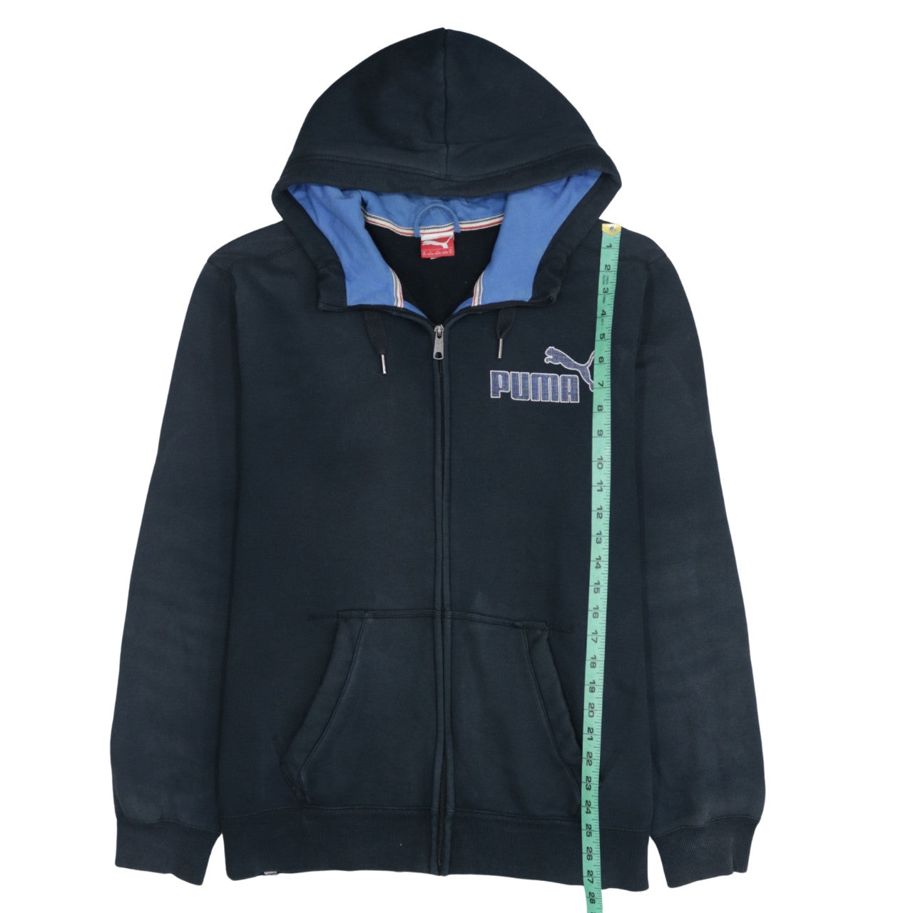 Puma Men's Black XL Full Zip Sports Hoodie Sweatshirt
