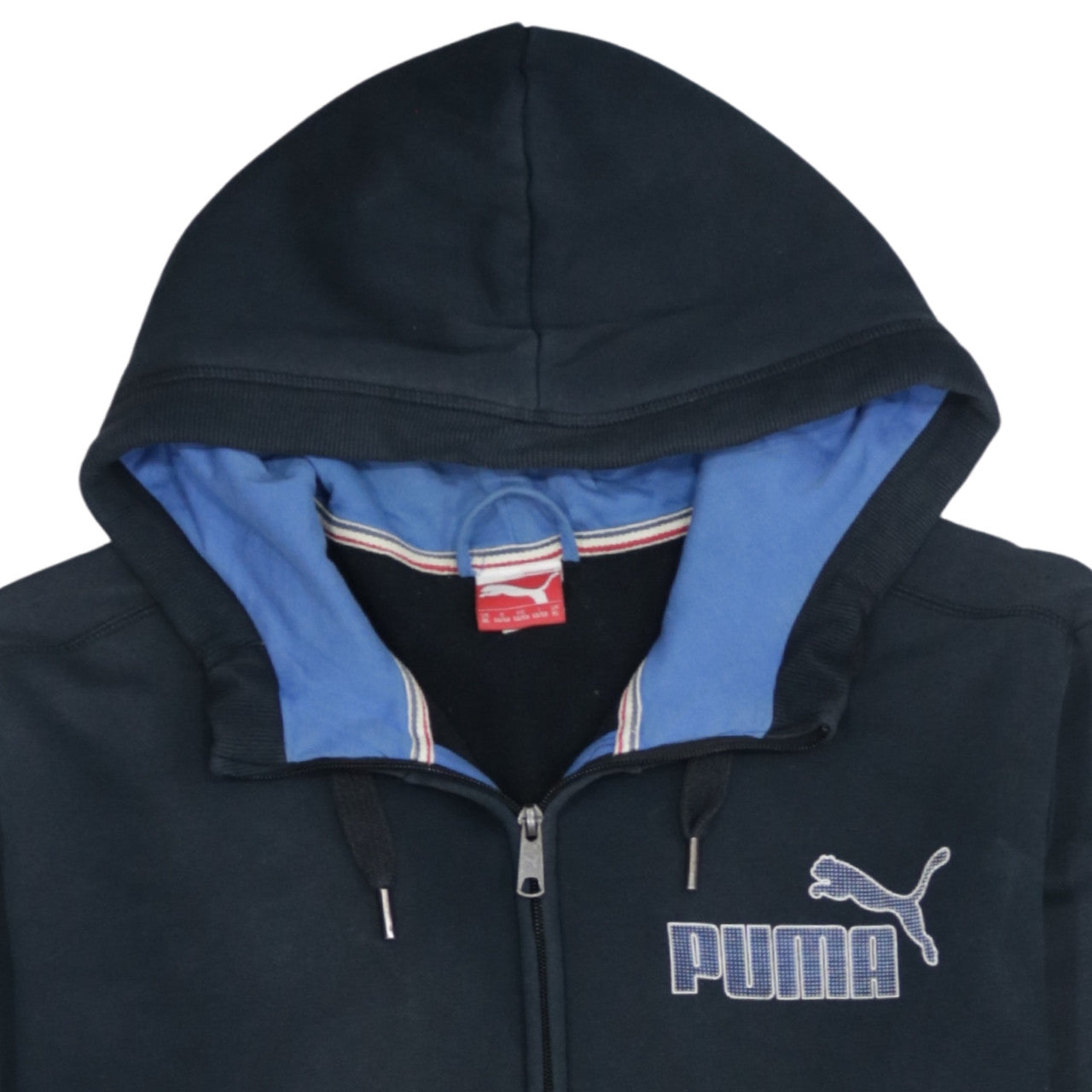 Puma Men's Black XL Full Zip Sports Hoodie Sweatshirt