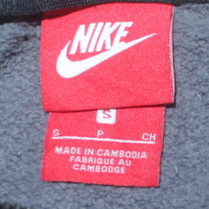 Nike Men's Grey Small 1/2 Zip Hoodie Sweatshirt Regular Fit