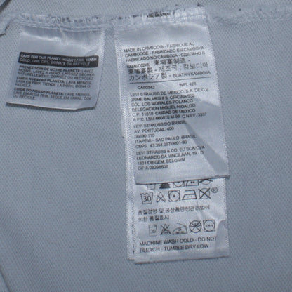Levi's Men's White Pullover Logo Hoodie Size S Regular Fit