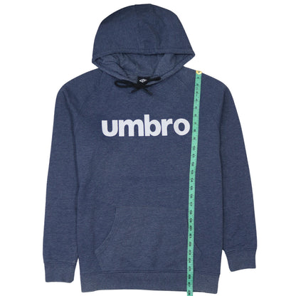 Umbro Men's Blue XL Pullover Hoodie Sports Fleece Sweatshirt