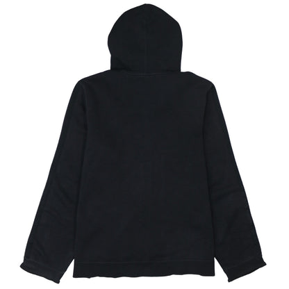 Adidas Women Black Full Zip Hoodie Cotton Blend Size M