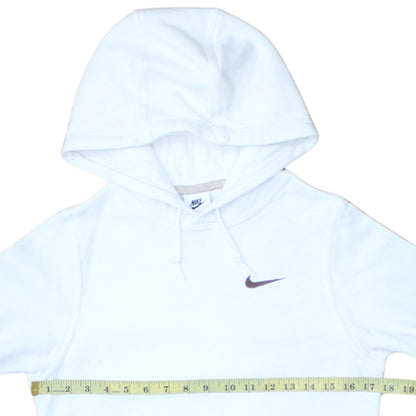 Nike Mens White XS Pullover Hoodie Fleece Sportswear Sweatshirt
