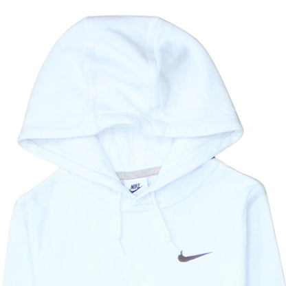 Nike Mens White XS Pullover Hoodie Fleece Sportswear Sweatshirt